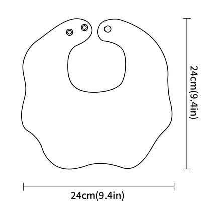 5pcs Cotton Baby Bandana Bibs Set