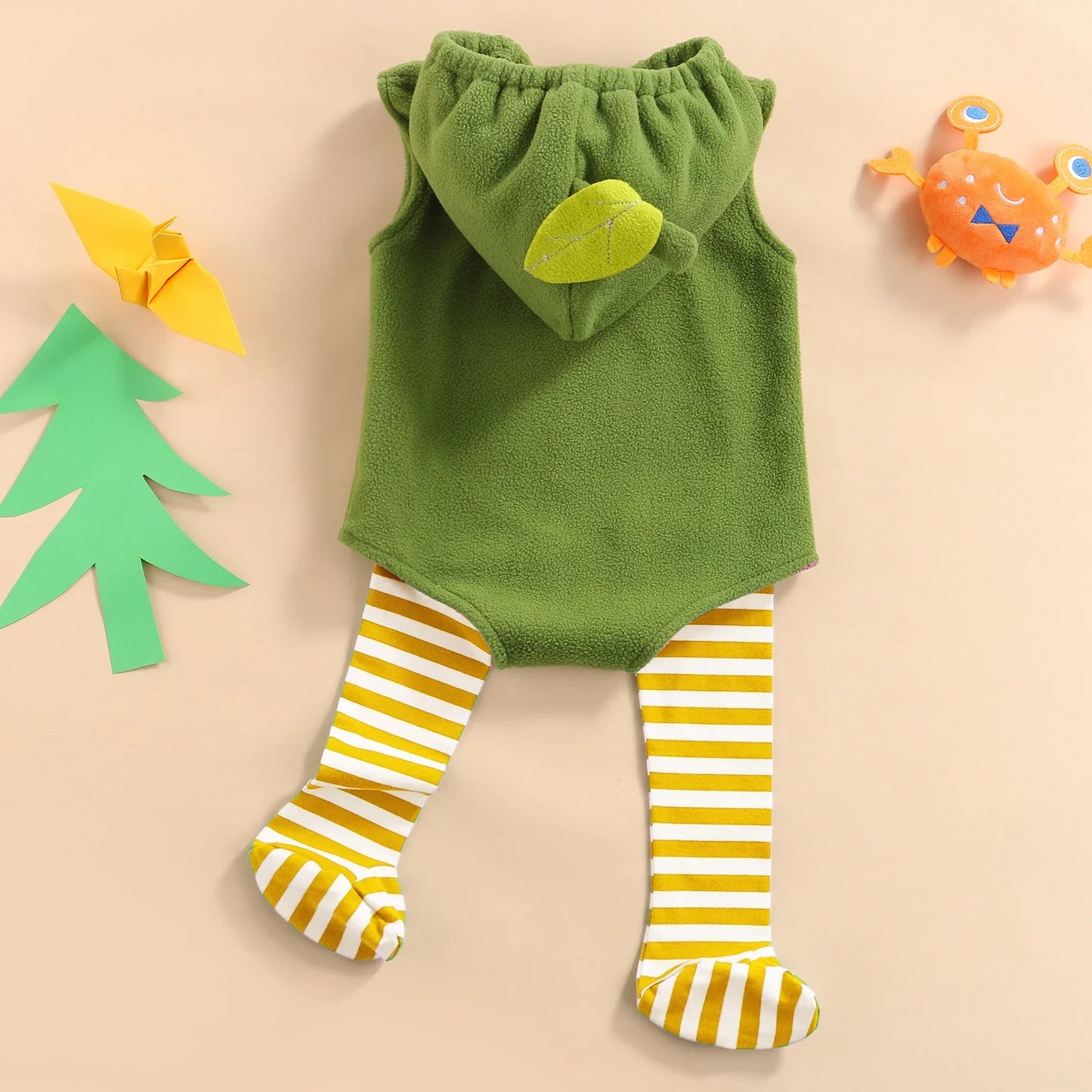 VISgogo Baby Halloween Avocado Outfit Set