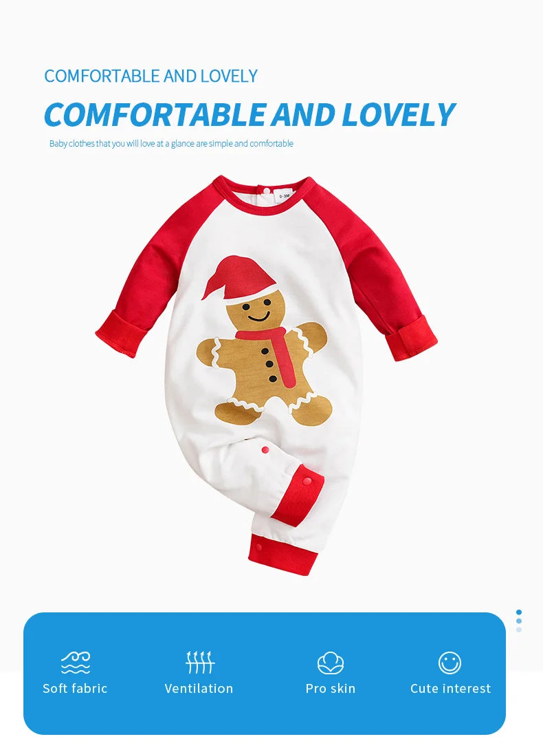 Gingerbread Man Baby Outfit 0-18M