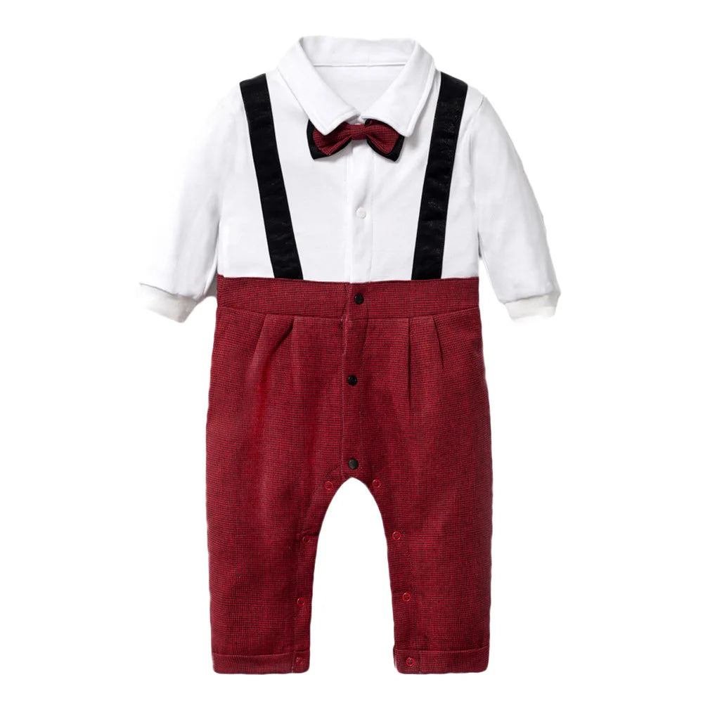 Baby Boy Romper & Vest Party Outfit 0-24M