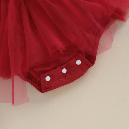 Baby Girl Tulle Romper & Headband Set