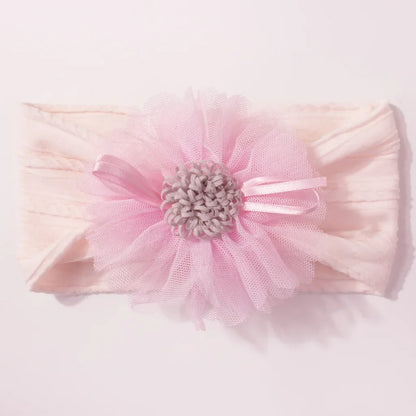 Baby Headband with Mesh Flowers Hair Accessory