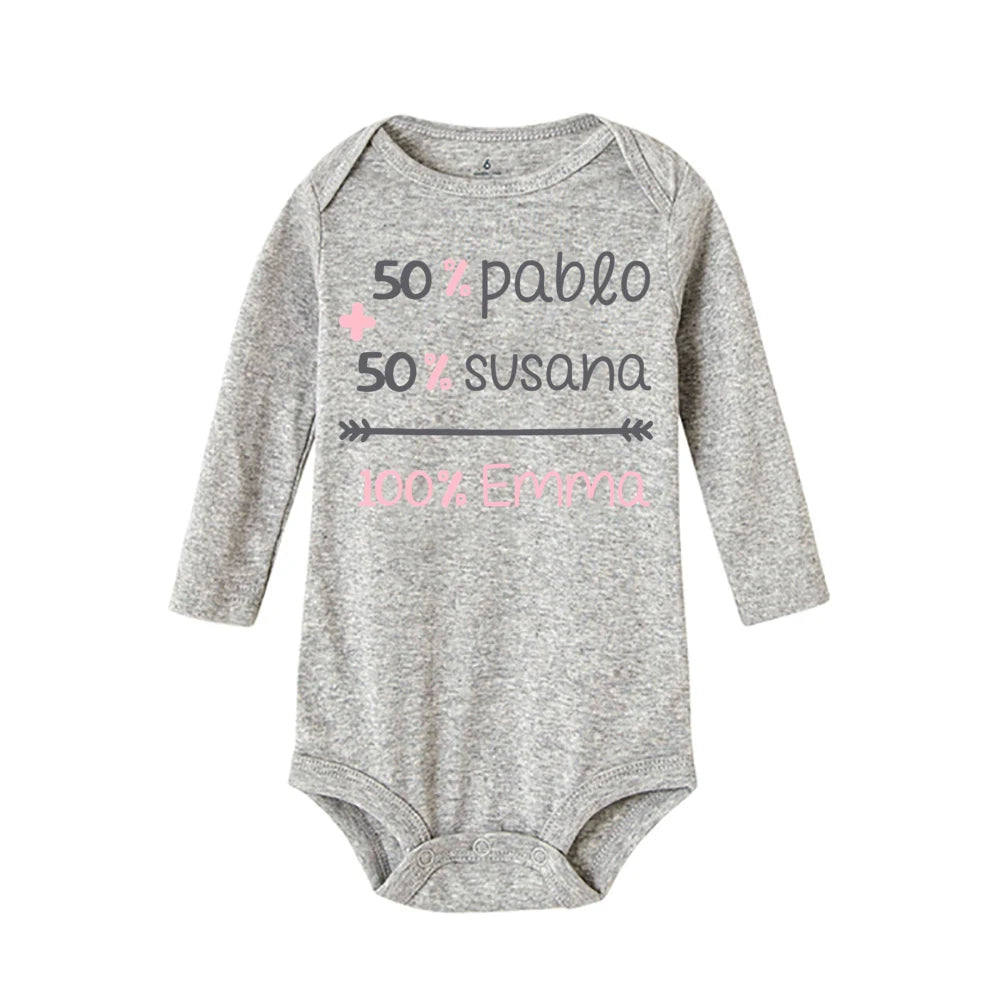Personalized Casual Baby Romper
