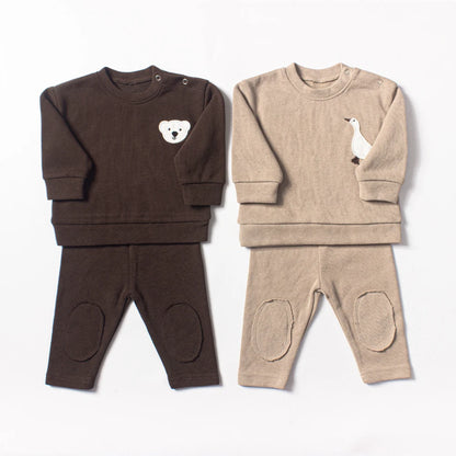 2Pcs Organic Cotton Baby Clothes Set