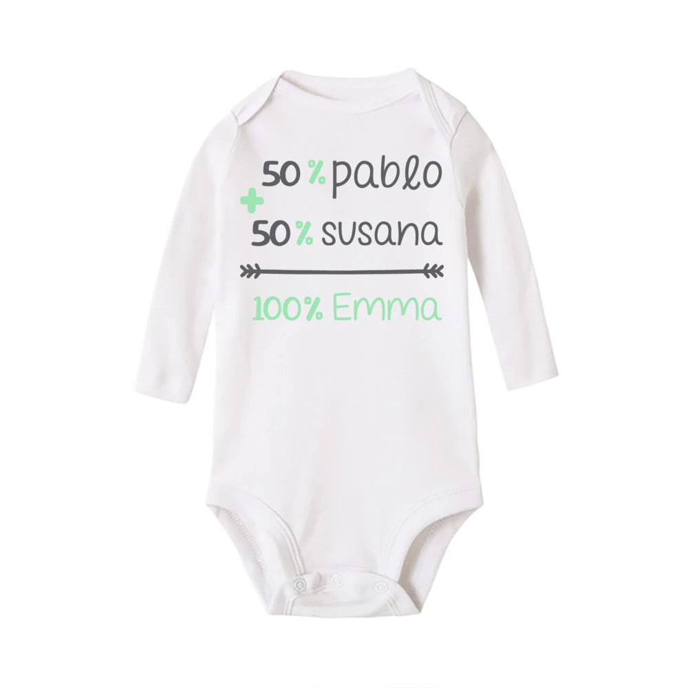 Personalized Casual Baby Romper
