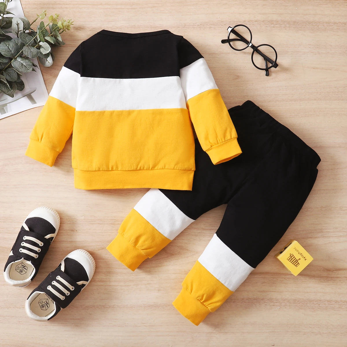 2Pcs Baby Boy Autumn Outfit Set