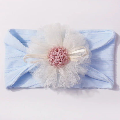 Baby Headband with Mesh Flowers Hair Accessory