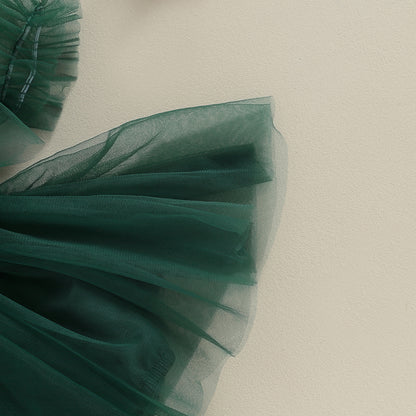 Baby Girl Tulle Romper & Headband Set