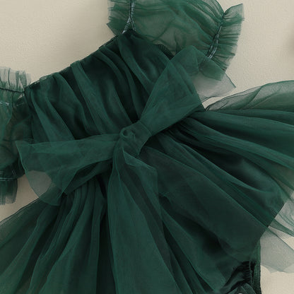 Baby Girl Tulle Romper & Headband Set