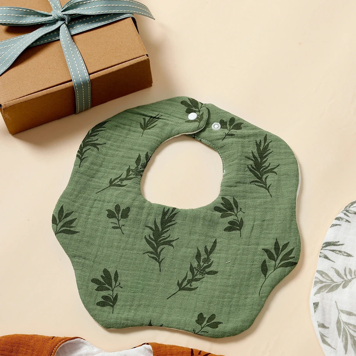 5pcs Cotton Baby Bandana Bibs Set